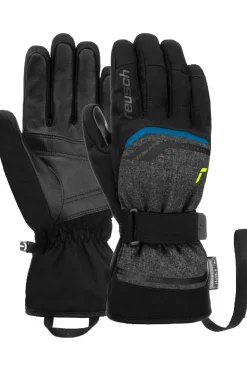 Sale Reusch Handschoen Primus R-Tex Xt Black Melange/Safety Yellow/Brilliant Blue