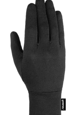 Hot Reusch Handschoenen Merino Wool Conductive Black