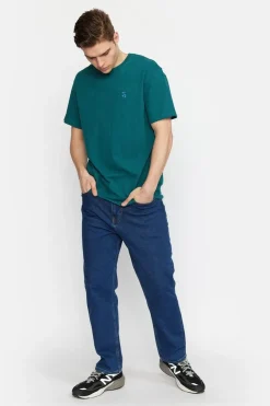 Outlet Revolution T-Shirt 1385 Dog Petrol