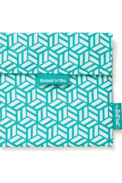 Discount Roll'eat Lunchbox Snack'N Go Tiles Green