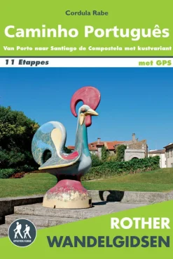 Clearance Rother Caminho Português wandelgids met etappes GPS 2024