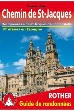 Chemin St-Jacques en Espagne guide rando 42 ét.-Rother Best