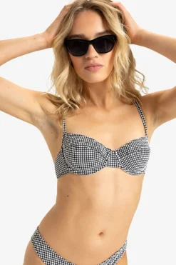 Bikini Top Gingham Uw-Roxy Discount