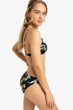Hot Roxy Bikini Top Pt Beach Classics Fixed Anthracite Island Escape