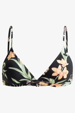 Hot Roxy Bikini Top Pt Beach Classics Fixed Anthracite Island Escape