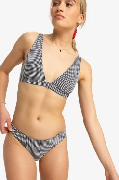Online Roxy Bikinibroekje Gingham Anthracite
