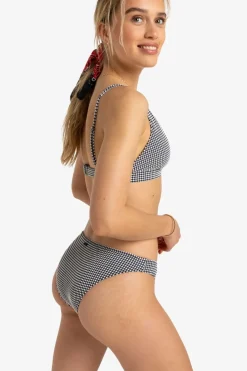 Online Roxy Bikinibroekje Gingham Anthracite