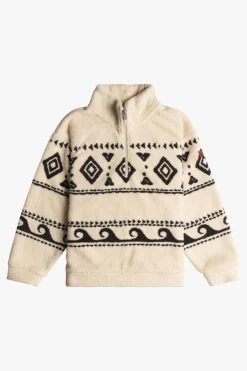 Discount Roxy Fleece Calling All My Girls Hz Parchment