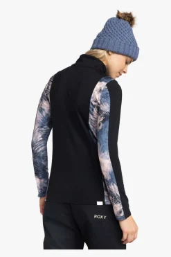 Fleece Daybreak Brushed Half Zip-Roxy Hot