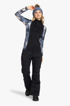 Fleece Daybreak Brushed Half Zip-Roxy Hot