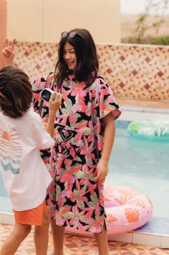 New Roxy Pareo Stay Magical Printed Anthracite The Moves Floral