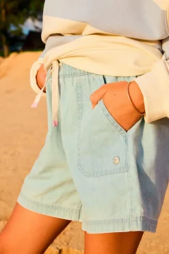 Best Roxy Short Call On Me Light Blue