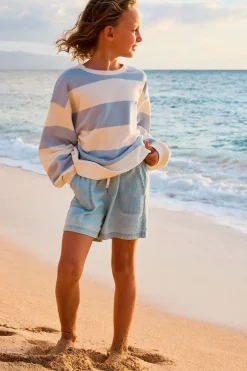 Best Roxy Short Call On Me Light Blue