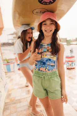 Short Scenic Route Twill-Roxy New