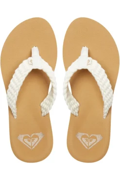Outlet Roxy Slippers Porto Iv Natural