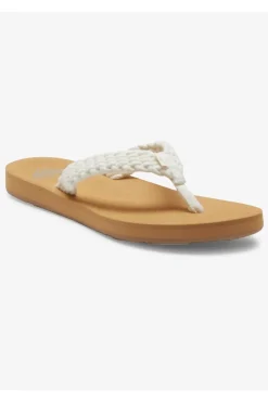 Outlet Roxy Slippers Porto Iv Natural
