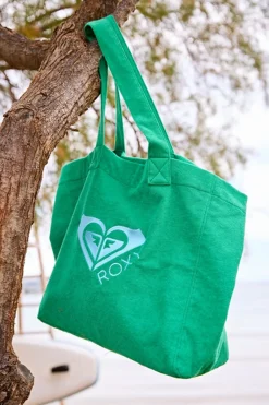 Fashion Roxy Strandtas Anti Bad Vibes Terry Simply Green