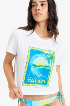 T-Shirt Atlas Oceanregular Crop-Roxy Discount