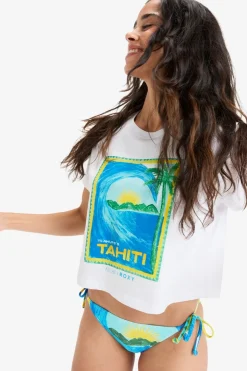 T-Shirt Atlas Oceanregular Crop-Roxy Discount