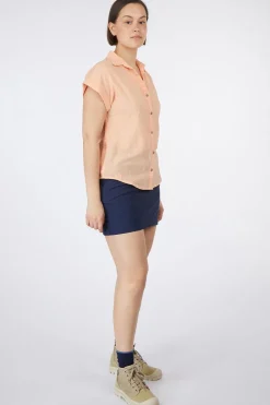 New Royal Robbins Hemd Oasis Ss Shirt Pacific Sunset