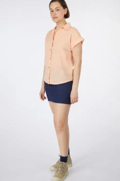 New Royal Robbins Hemd Oasis Ss Shirt Pacific Sunset