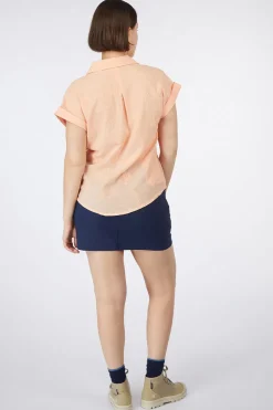 New Royal Robbins Hemd Oasis Ss Shirt Pacific Sunset