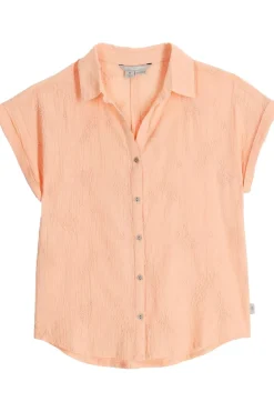 New Royal Robbins Hemd Oasis Ss Shirt Pacific Sunset