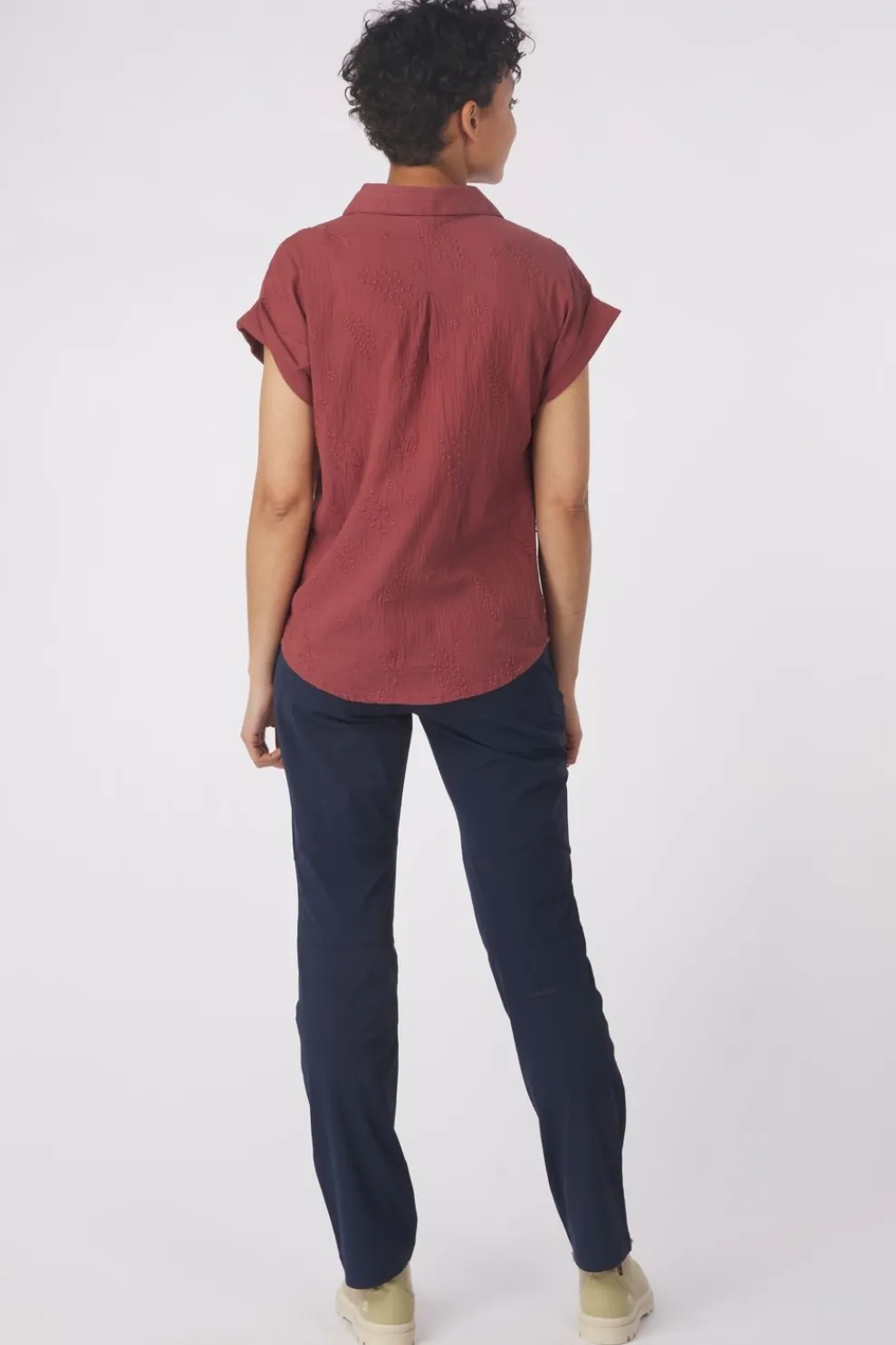 Fashion Royal Robbins Hemd Oasis Ss Shirt Wild Rhubarb