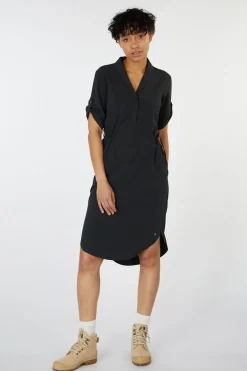 Hot Royal Robbins Jurk Spotless Traveller SS Jet Black