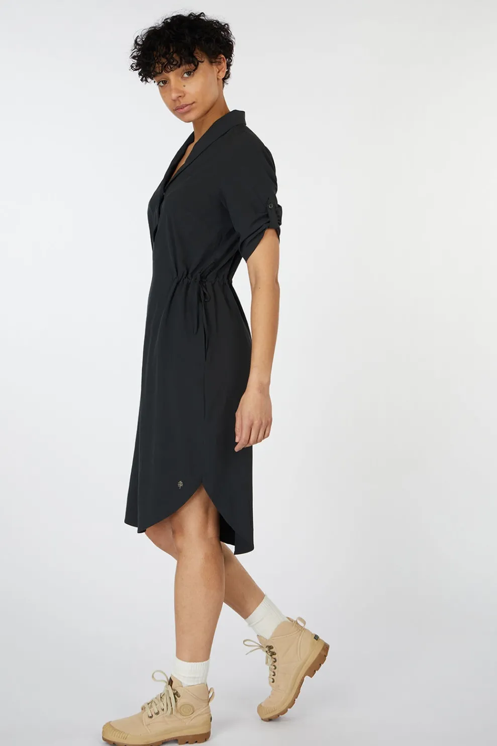 Hot Royal Robbins Jurk Spotless Traveller SS Jet Black