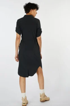 Hot Royal Robbins Jurk Spotless Traveller SS Jet Black