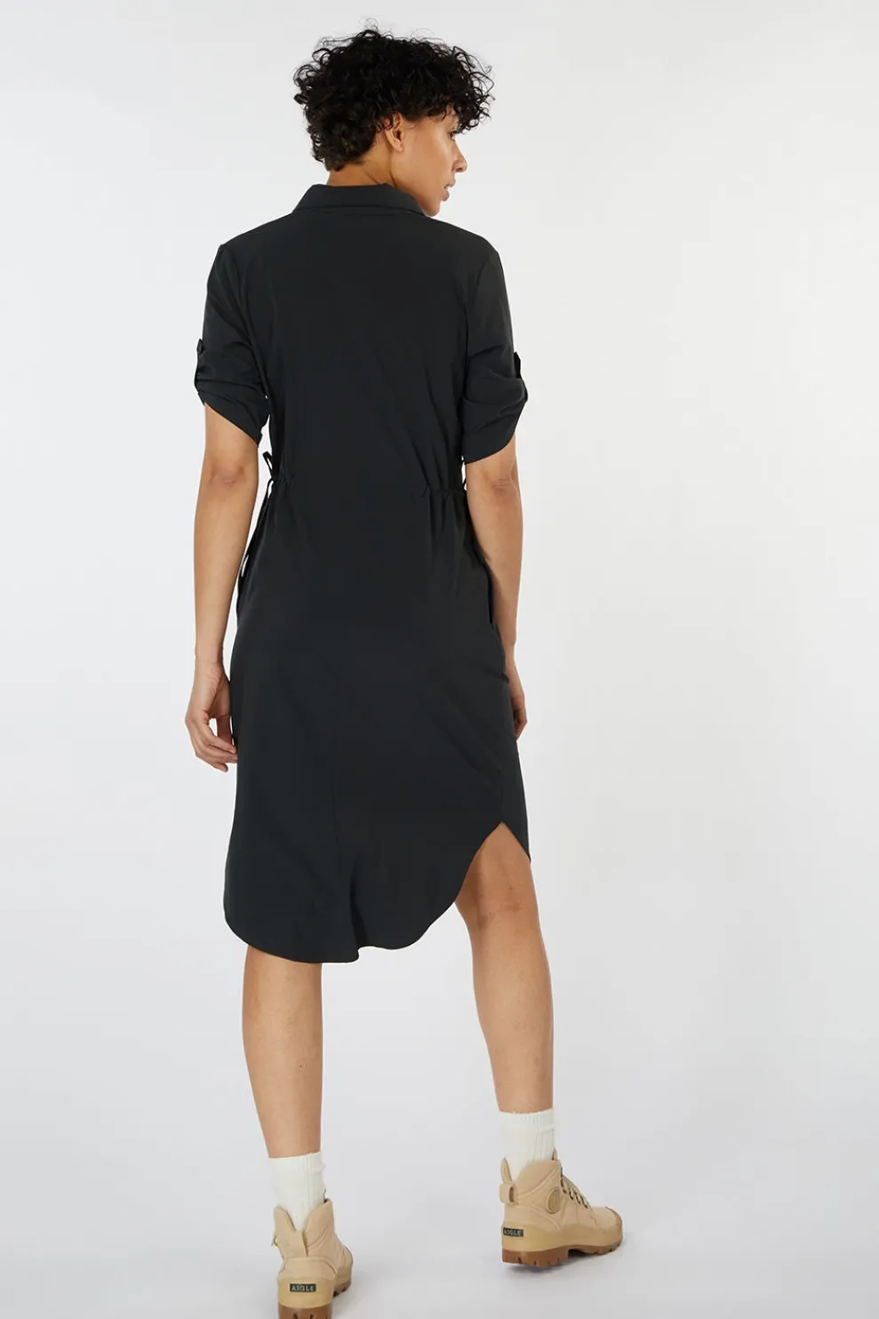 Hot Royal Robbins Jurk Spotless Traveller SS Jet Black