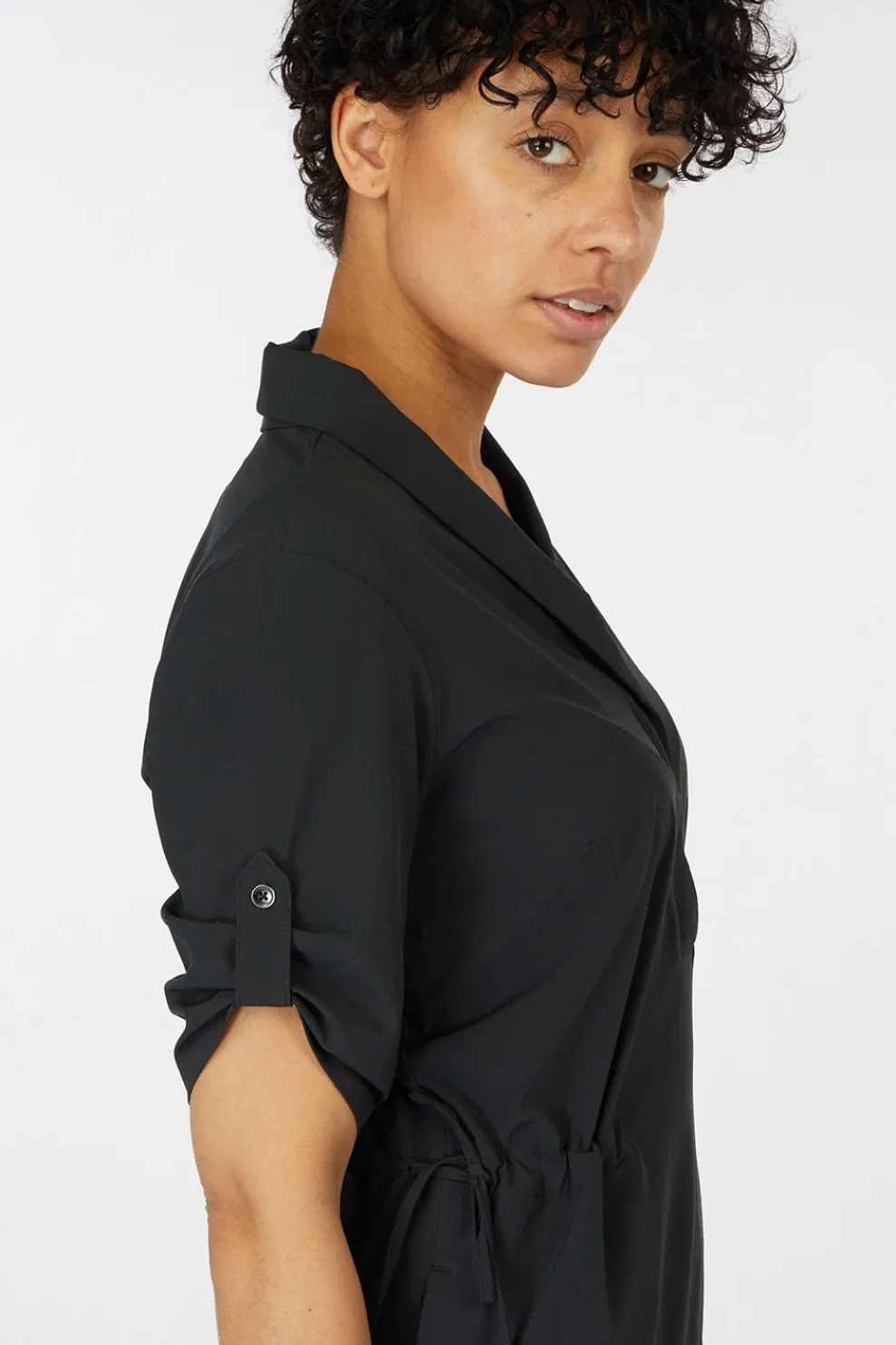 Hot Royal Robbins Jurk Spotless Traveller SS Jet Black