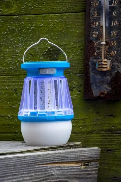 Online Rubytec Insectenwering Buzz USB Solar Lantern & Mosquito Catcher Blue