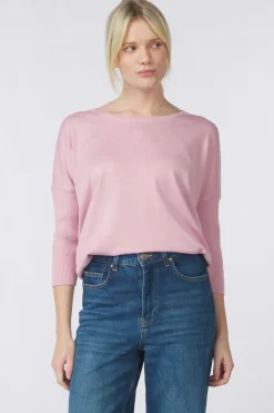 Fashion Saint Tropez Mila Roundneck Medium Blue Denim