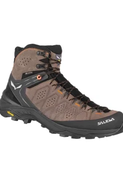 Online Salewa Schoen Alp Trainer 2 Mid Gore-Tex walnut/fluo orange