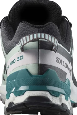 Clearance Salomon Trailschoenen Xa Pro 3D V9 Gore-Tex W Black/Bleached Aqua/Harbor Blue
