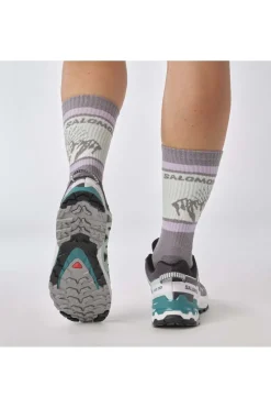 Clearance Salomon Trailschoenen Xa Pro 3D V9 Gore-Tex W Black/Bleached Aqua/Harbor Blue