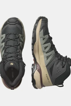 Discount Salomon Wandelschoenen Mens X-Ultra 360 Mid Gtx Phantom/Desert Tan/Rum Raisin