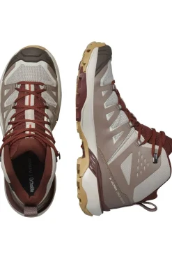 New Salomon Wandelschoenen X Ultra 360 Edge Gore-Tex Mid Women Silver Cloud / Iron / Rum Raisin
