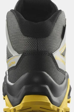 Clearance Salomon Wandelschoenen X Ultra Mid Gtx J Castlerock/Black/Spicy Mustard
