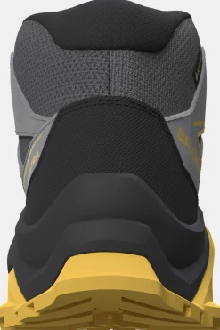 Clearance Salomon Wandelschoenen X Ultra Mid Gtx J Castlerock/Black/Spicy Mustard