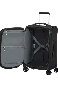 Hot Samsonite Handbagage Respark Spinner 55 Length 35 Exp Ozone Black