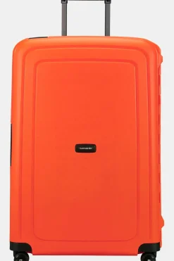Hot Samsonite Trolley S'Cure Spinner 75/28 Fluo Red/Black