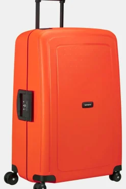 Hot Samsonite Trolley S'Cure Spinner 75/28 Fluo Red/Black