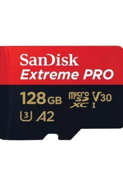 Accessoire Microsdxc Extreme Pro 128Gb 200/90 Mb/S - A2 - V30-Sandisk Hot