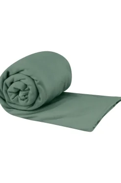 New Sea To Summit Handdoek Pocket Towel Medium Sage Dark Green/Dark Green