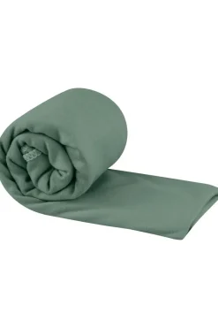Discount Sea To Summit Handdoek Pocket Towel X-Large Sage Dark Green/Dark Green