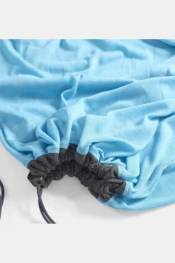 Sale Sea To Summit Lakenzak Breeze Sleeping Bag Liner - Rectangular W/ Pillow Blue Atoll