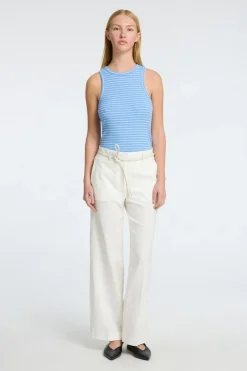 Clearance Selected Anna Striped Cornflower Blue